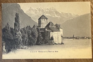 CPA - Tarjeta Postal - SUIZA - Chillon Y La Dent Du Midi - Imagen 1 de 2