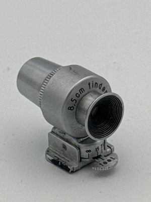Buscador Leitz Leica 8,5 cm con estuche de cuero original - Visor auxiliar vintage Foto 1 de 4