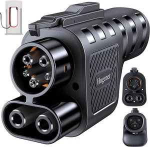 Adaptador de carga Hugener 2025 Tesla Supercharger (NACS) a CCS1 EV 500A 1000V - Imagen 1 de 7