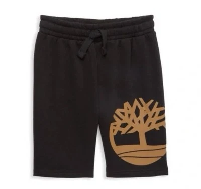 Nuevo sin etiquetas Pantalones Cortos Timberland Big Boys Logo Árbol Cordón Polar Negros Talla XL 18/20  Foto 1 de 4