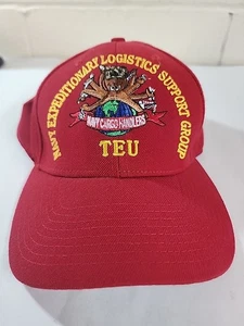 NAVY EXPEDITIONARY LOGISTICS TEU The Corps United States Baseball Cap One Size - Picture 1 of 10