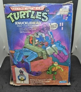 Vintage Teenage Mutant Ninja Turtles Knucklehead Attack n Grab Foot Machine (198 - Picture 1 of 4