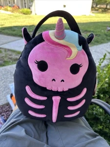 Squishmallow Hexla The Skeleton Unicorn 12" Kellytoy Halloween 2022 NWT - Picture 1 of 8