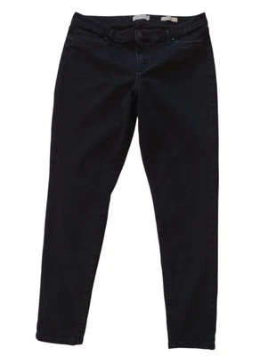 Pantalones de mezclilla para mujer Jessica Simpson 16/33 negros Kiss Me ajustados tiro medio elásticos Foto 1 de 4