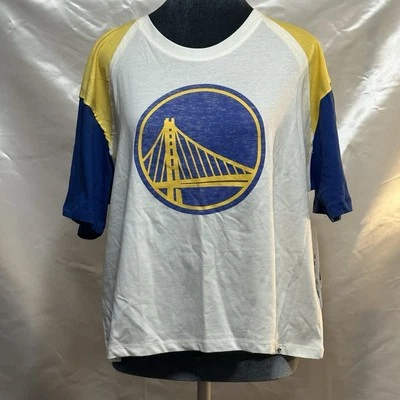 Camiseta corta grande para mujer Golden State Warriors NBA Foto 1 de 4
