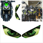 Motorcycle 3D Green Eye Front Fairing Headlight Sticker For Kawasaki Z1000 14-16