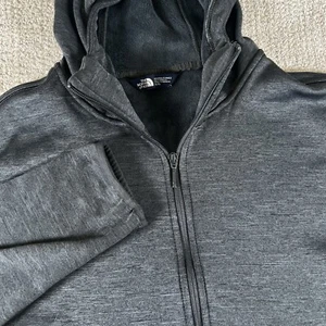 North Face Women's XL Gray Cozy Slacker Poncho Pullover Full Zip Fleece Hoodie - Picture 1 of 8