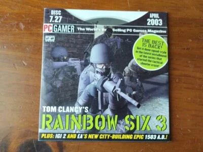 Rainbow Six 3 -PC Gamer April 2003  7.27 Demo Disc, IGI 2 Covert Strike - Image 1 of 3