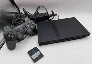 Konsole Sony PLAYSTATION 2 Schlank PS2 Pal SCPH-70004 Gebraucht Mit Kabel Und - Bild 1 von 11