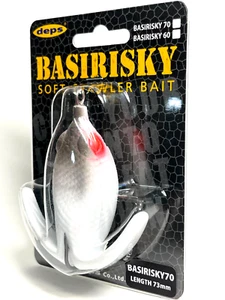 21205) cebo de rastreo suave BASIRISKY 70 3/4 OZ #03 crujido de huesos - Imagen 1 de 3