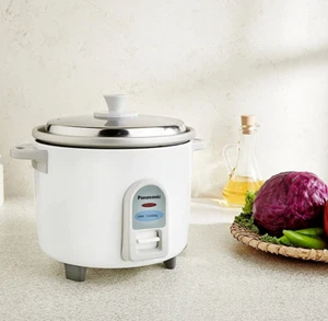 Panasonic SR-WA10(E) 1L Automatic Cooker Warmer Electric Rice Cooker (White) - Picture 1 of 6