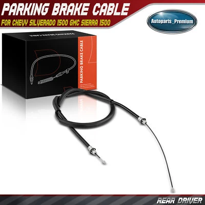 Cable de freno de estacionamiento trasero izquierdo para Chevrolet Silverado 1500 GMC Sierra 1500 07-09 Foto 1 de 4