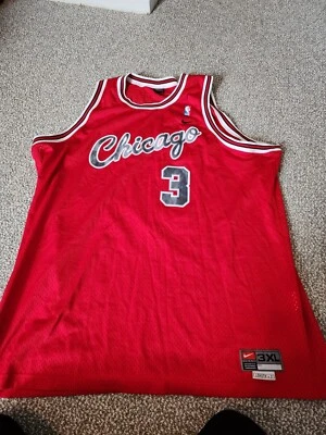 VINTAGE Nike Tyson Chandler #3 Chicago Bulls Adult Jersey Size 3XL NBA Stitched - Image 1 of 4