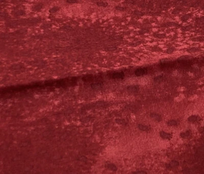 Vintage SSI Fabric Debbie Mumm Textural Print Reds 1/2 Y x 44" Width - Image 1 of 3