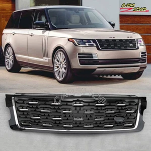 SVA Style Black Front Grille Mesh Cover Replace For Range Rover L405 2018-2022 - Picture 1 of 4