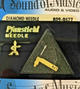 NEW Pfanstiehl 809-DS77 Diamond Needle Stylus "Dual Needle" For Brands 809DS77 - Picture 1 of 4