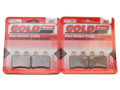 Brake Pads Front & Rear For Yamaha XT 125 13D3 13D5 21" 18" Wheel 2007-2011 - Image 1 of 2