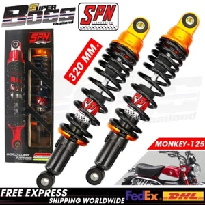 SPN Shock Black/Orange PRO UP For HONDA SUPER CUB 125, MONKEY125 320mm. - Picture 1 of 7