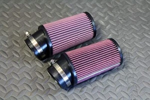 2 x NEW Yamaha Banshee K+N style pods air filters Keihin PWK 38 39 41mm carbs - Picture 1 of 1