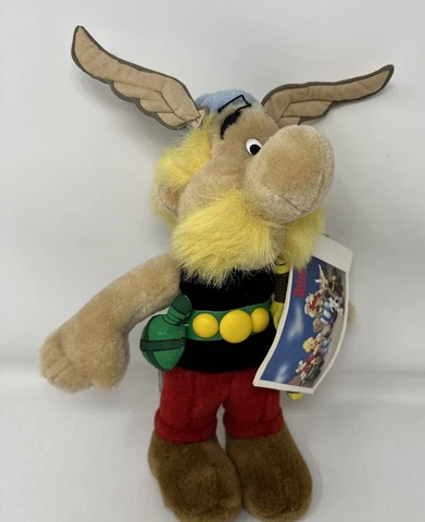 Asterix The Gaul Plush Doll Figure Uderzo Goscinny 10 Inch 1994 NWT Cover