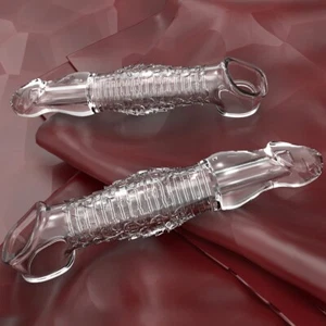 Nuevos preservativos flexibles de látex con púas reutilizables para mejorar la protuberancia extensión estimular 46 - Imagen 1 de 7