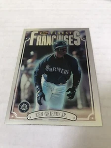 1996 Ken Griffey Jr Topps Finest Franchises Non Comune #305 Spedizione Gratuita Nm - Foto 1 di 2