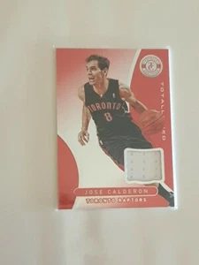2012-13 Totally Certified Jose Calderon Totally Red Jersey Card Toronto Raptors - Picture 1 of 1