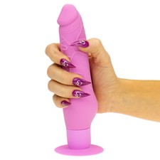 Vibrator Dildo Sexspielzeug G Punkt Klitoris Wasserdicht 20cm Anal Saugnapf 💕