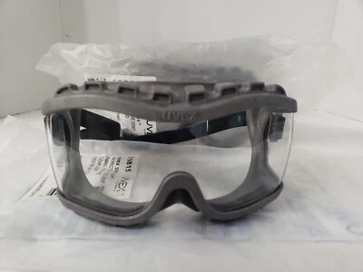 3 pares de gafas de estrategia Uvex S3815 con lente antiniebla transparente y marco gris NUEVAS Foto 1 de 4