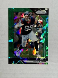 J.J. WATT 2018 Panini Prizm Prizms Green Cracked Ice #99 /75 Texans SP Card - Picture 1 of 2