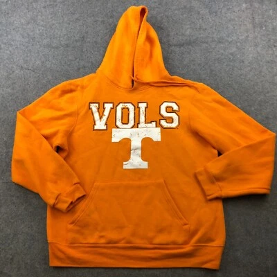 Sudadera con capucha vintage Tennessee Volunteers para hombre naranja mediana deletreada polar suave * Foto 1 de 4