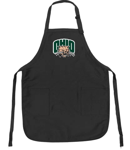 Ohio Bobcats ApronUNIVERSITY APRONS  - ADJUSTABLE w/ POCKETS! Cover