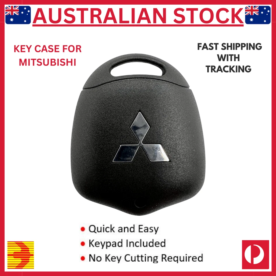 For Mitsubishi Key Remote Case Shell - Grandis Outlander Lancer Pajero EVO Colt - image 1 of 1