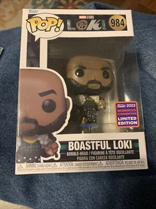 Funko Pop Marvel: Wondercon 2022: esclusivo vinile Boastful Loki #984 - Foto 1 di 6