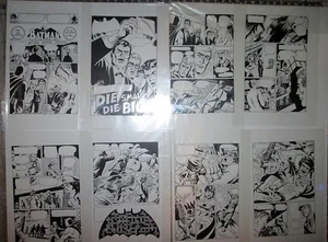 Batman 257 STORY ART ACETATE PROOF SET 15 PAGES! 1974 Bob Brown Complete DIE BIG - Picture 1 of 5