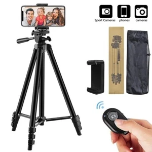 Adjustable Tripod Professional Camera Mount Stand Holder Bluetooth Remote Phone - Picture 1 of 8