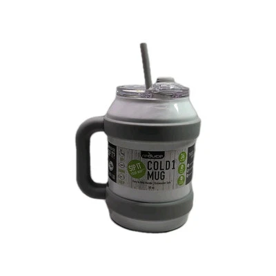 REDUCE Cold1 50 oz Reusable Mug Tumbler with Handle 50oz, Opaque Gloss White  - Image 1 of 4