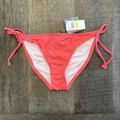 女式 Becca By Rebecca Virtue 侧领带完好比基尼底部 M 码 — 第 1/4 张图片