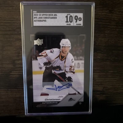 2022-23 Upper Deck AHL - Jake Christiansen #95 Autographs (AU, RC) - Image 1 of 4