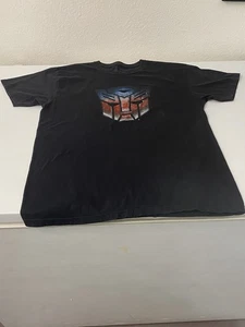 T-Shirt Y2K 2007 Hasbro Transformers Autobots Large schwarz Top Zustand - Bild 1 von 11