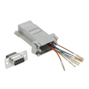 InLine Adapter 9pol Sub D Bu an RJ45 Bu metallisiert - Bild 1 von 1