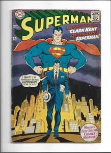 Superman #201 1967 VG+ 4.5 (c7) - Picture 1 of 2