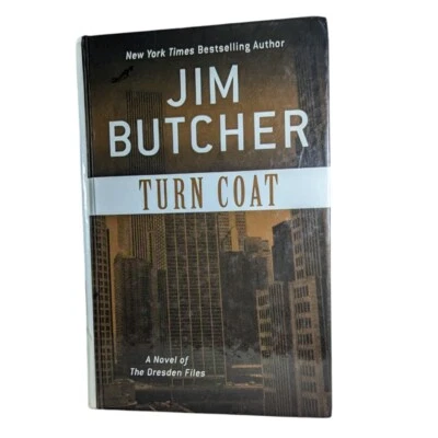 Turn Coat by Jim Butcher (2009, Hardcover) Large Print Dresden Files Book #11 - Image 1 of 4