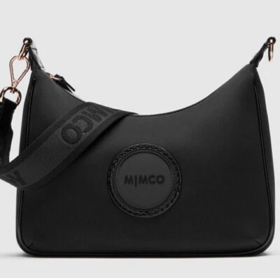 MIMCO Serenity Crescent CrossBody Bag Black  •Brand New with Tag - image 1 of 4