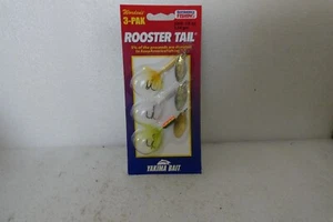 208 ROOSTER TAIL WORDENS 3 PAK TROUT FISHING LURES SPINNERS 1/8 OZ  ASSORTMENT - Picture 1 of 5