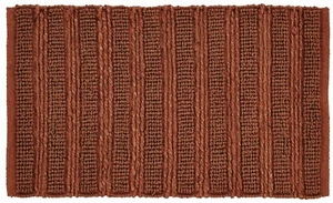 Country Farmhouse Amber Brown Hand Woven Jute Rug Twist Loop Carpet Laila - Picture 1 of 19