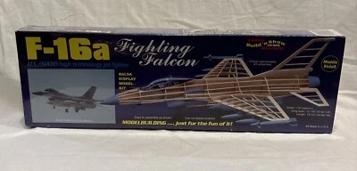 Kit Modelo Avión Balsa Halcón de Lucha Guillows F-16A Raro - Nuevo Sellado Foto 1 de 4