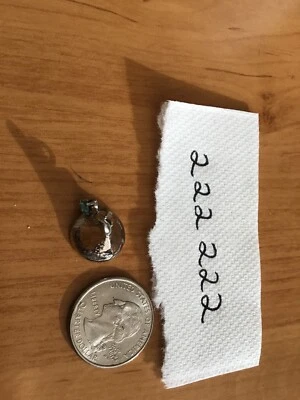 Hershey's Kiss Enduring Kiss Charm Pendant Charm Simulated Blue Silver Tone Foto 1 de 4