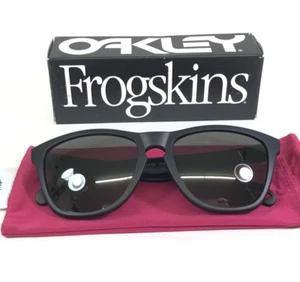 Oakley Sunglasses Frogskins OO9013-F755 Matte Black Prizm Black Polarized Lenses - Picture 1 of 12