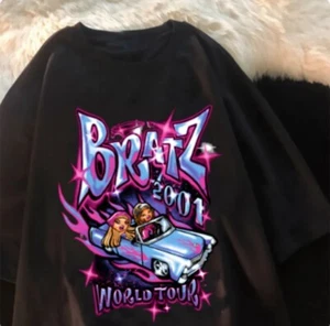 Bratz doll Y2K style Black tshirt small XS M L XL 2XL - Picture 1 of 3